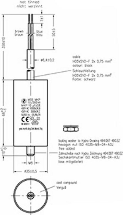 Produktbild MKP-Motorkondensatoren