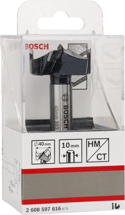 Produktbild Bosch Professional Zubehör Kunstbohrer HM, 40 x 90 mm, d 10 mm (10 mm)