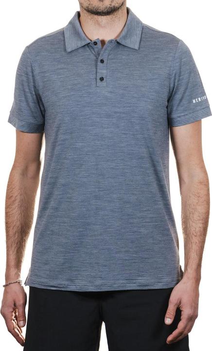 Actual product image Merino & More Polo-Shirt KA grey-mele (XL)