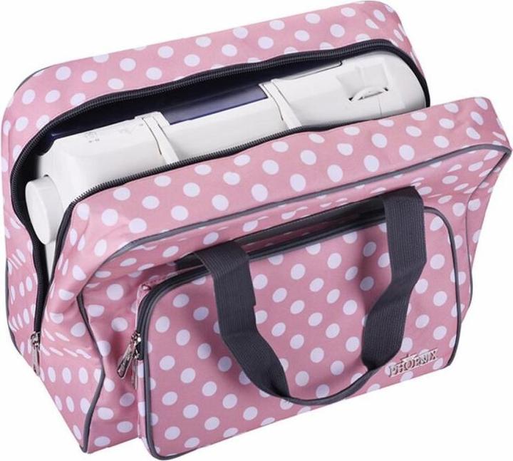 Produktbild Phönix Nähmaschinentasche Polka Dots rosa
