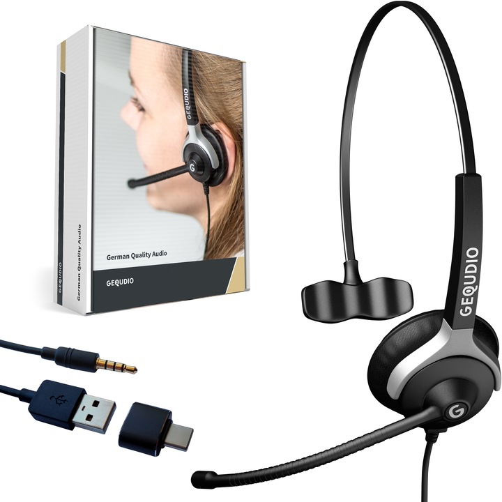 Produktbild Gequdio Headset (Kabelgebunden, USB-A)