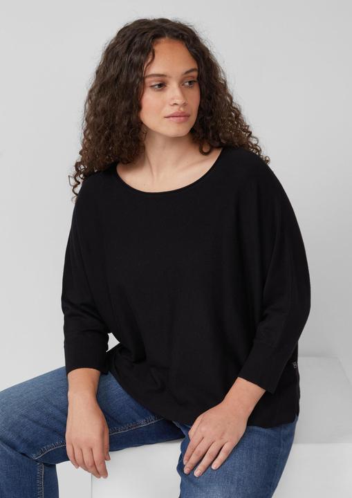 Produktbild S.Oliver Strickpullover Strickpullover mit Fledermausarm (54)