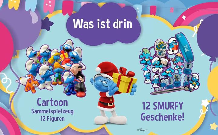 Actual product image Sohar's adventskalender 20 Smurfs