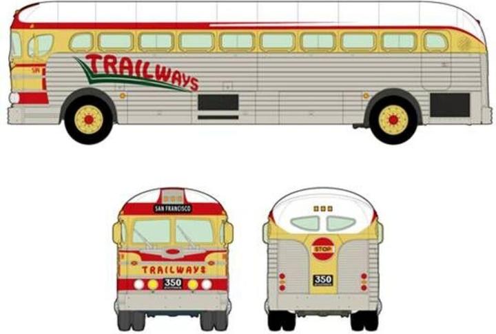 Immagine prodotto Roden GMC PD-3751 "Silverside Trailwagon" Società Trailways