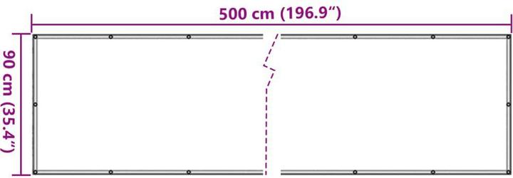Produktbild vidaXL Sichtschutz Balkon (90 cm)