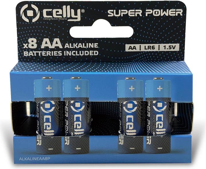 Immagine prodotto Celly Batterie Alcaline (4 pz., AA, 2200 mAh)