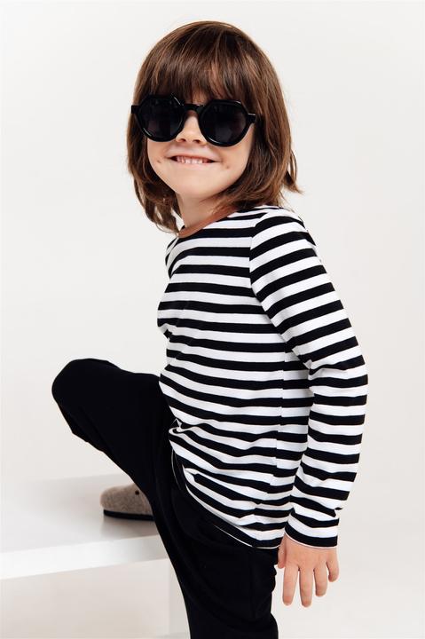 Image du produit Hebe Langarmshirt mit Streifen (98, 104)