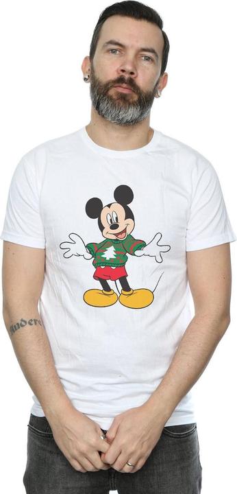 Produktbild Disney Mickey Mouse Christmas Jumper Stroke TShirt (S)