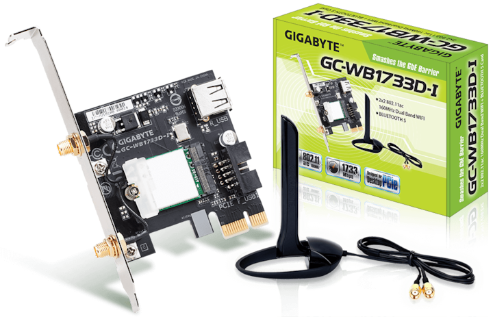 Actual product image Gigabyte GC-WB1733D-I (Mini PCI Express)