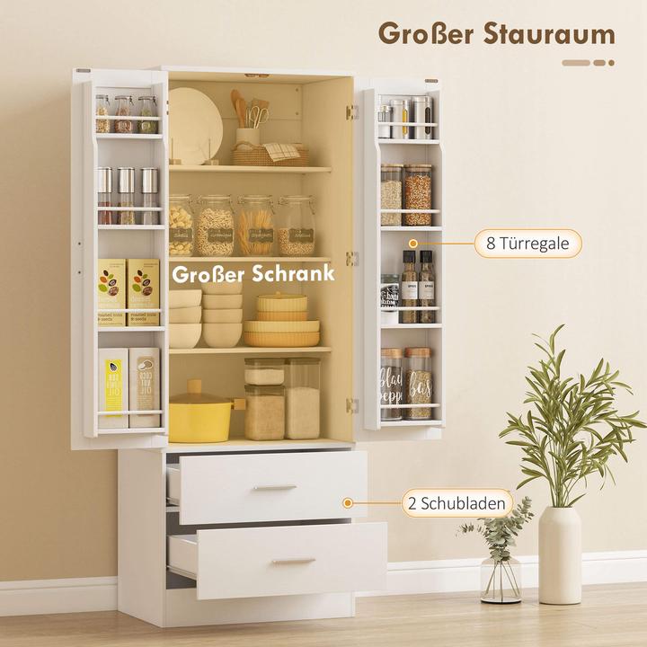 Immagine prodotto Homcom Armadio da cucina (40 x 60 x 159 cm)