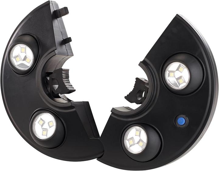 Actual product image Luminea LED umbrella lamp rotating and dimmable spots (250 lm)