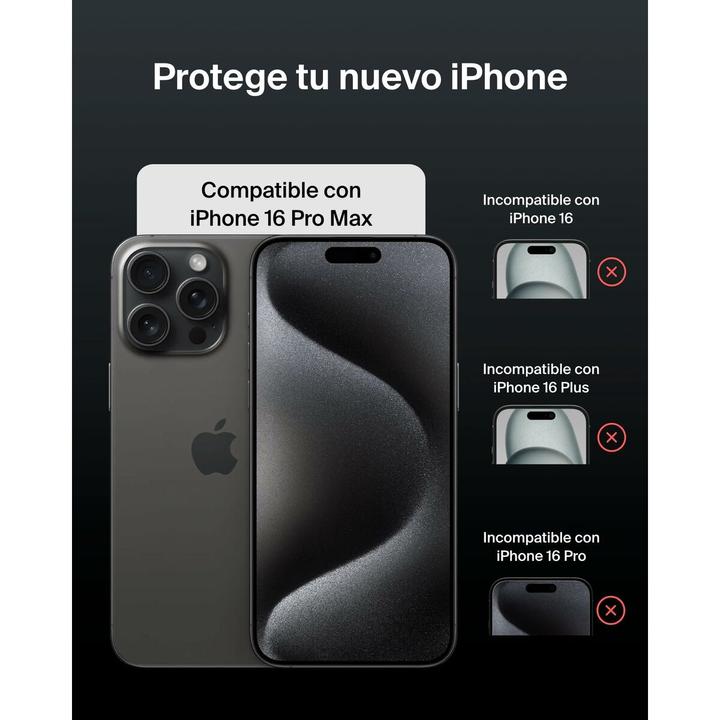 Immagine prodotto Belkin ScreenForce UltraGlass 2 (1 Pezzo/i, Apple iPhone 16 Pro Max)