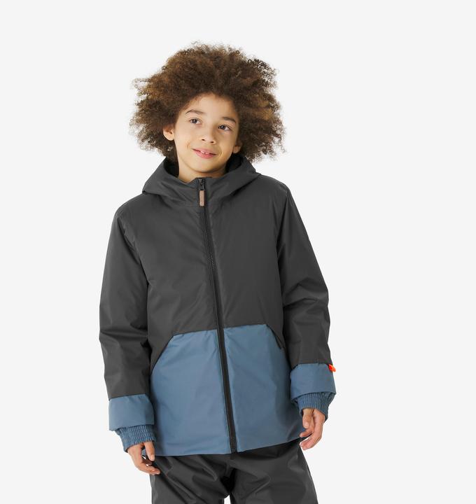 Produktbild Wedze Skijacke Kinder 5 – 13 Jahre warm - Ski 100 blau/grau (140)
