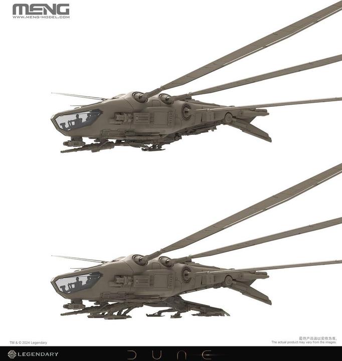 Actual product image Meng-Model Dune Harkonnen Ornithopter