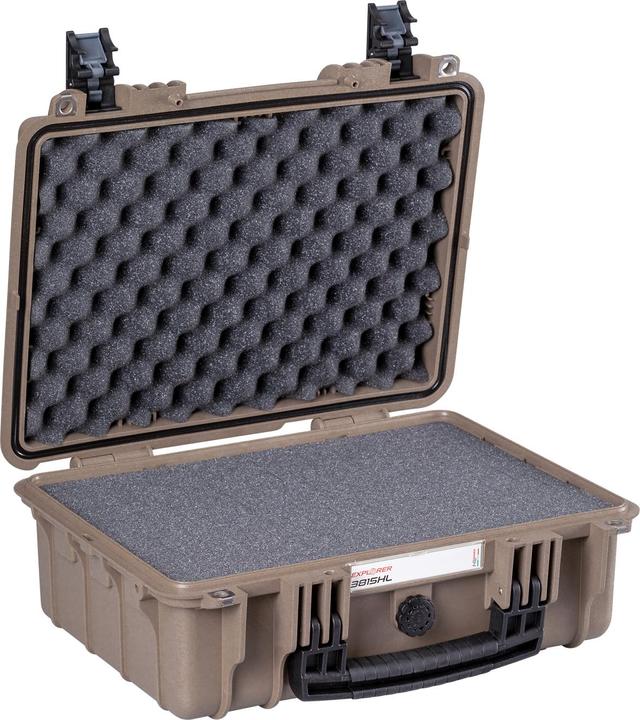 Immagine prodotto Explorer Cases Valigetta per esterni 3815HL.D desertica con schiuma pick & pluck (L x P) (Custodia fotografica, 15.90 l)