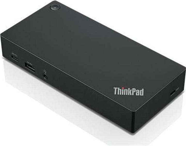 Produktbild Lenovo 03X7609 Notebook-Dockingstation & Portreplikator Verkabelt USB 3.2 Gen 1 (3.1 Gen 1) Type-C Schwarz (USB-C, 12 Ports)