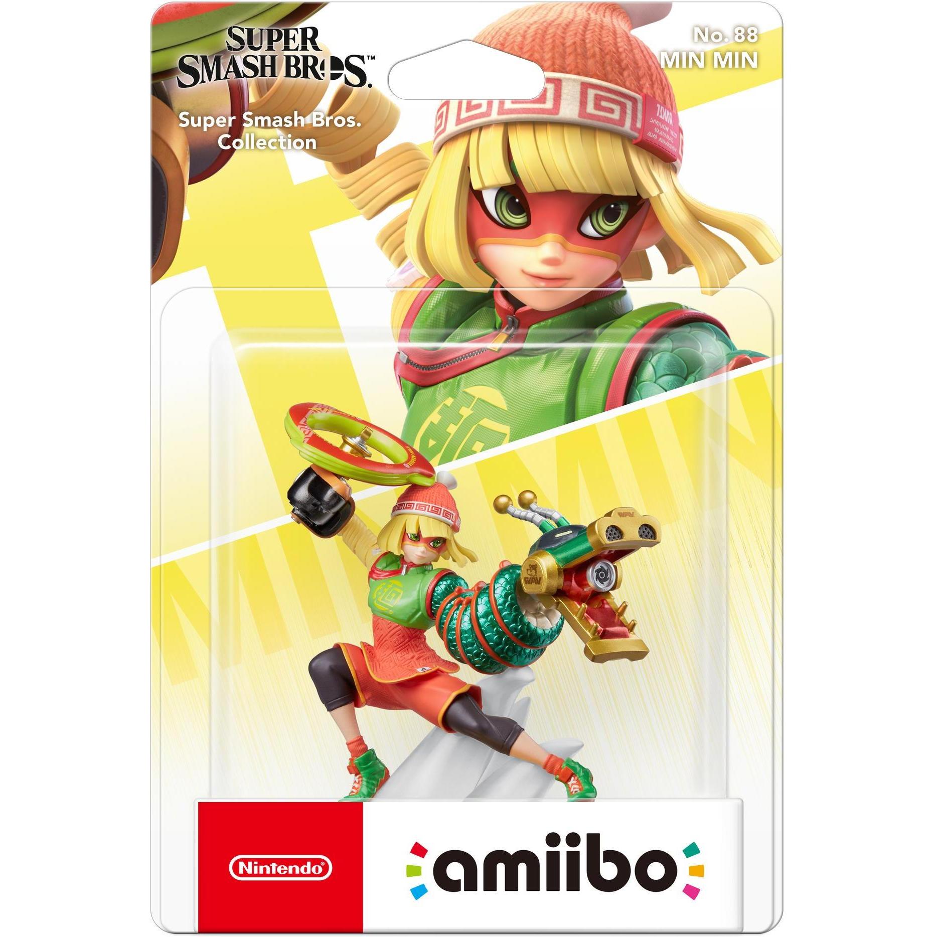 Nintendo amiibo Super Smash Bros. Character - Min Min (Wii U, 3DS, Switch), Weiteres Gaming Zubehör, Mehrfarbig