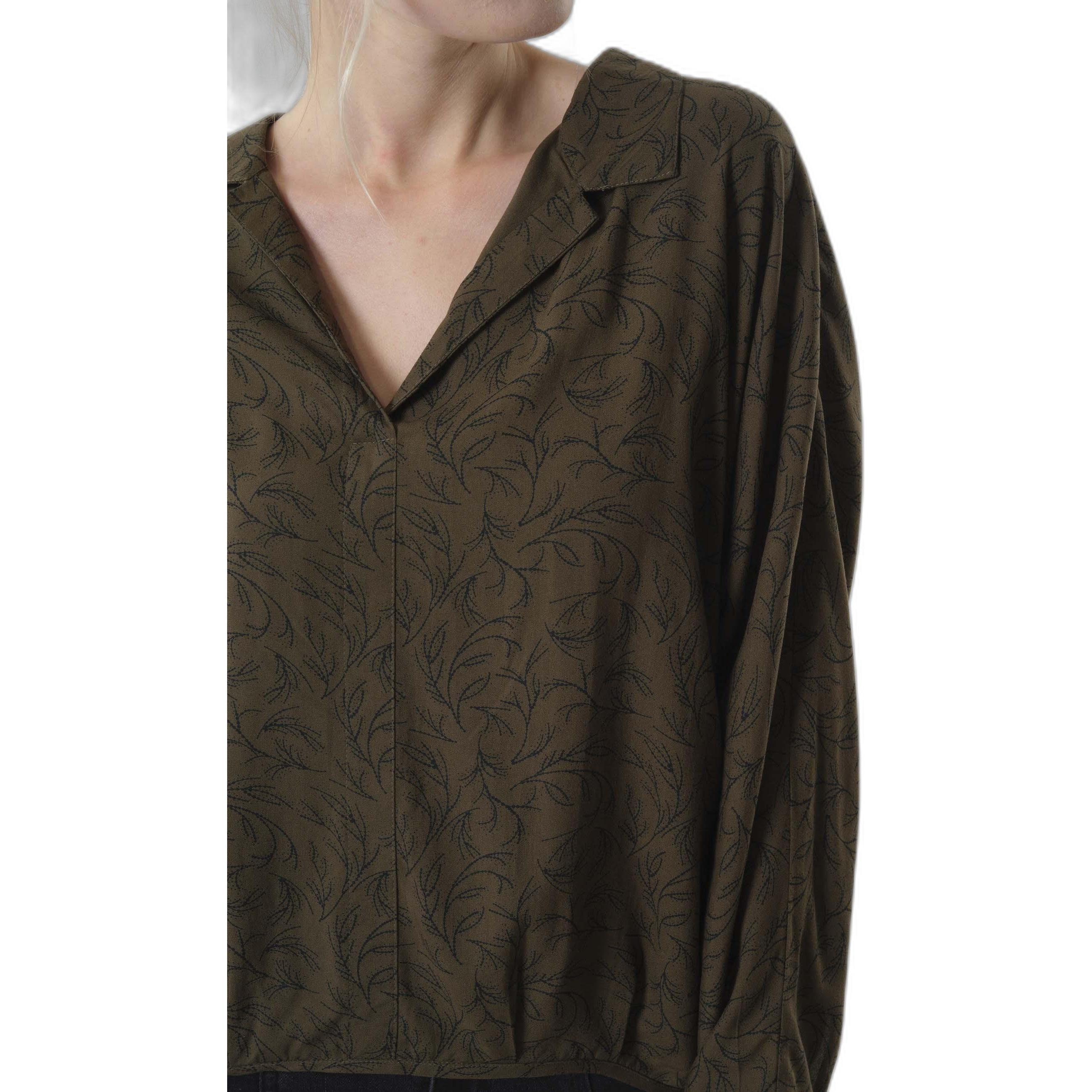 Deeluxe, Damen, Bluse, damenbluse manon, Grün, (XS)