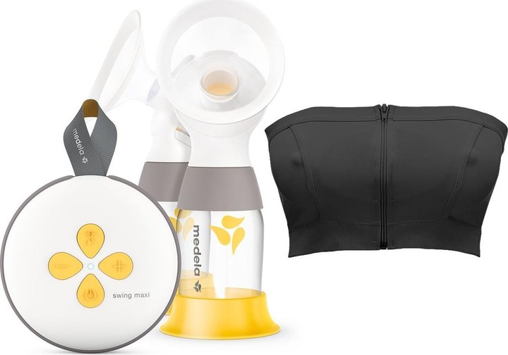 Image du produit Medela Bundle New Swing Maxi Milchpumpe & Hands-free Pump BH, M