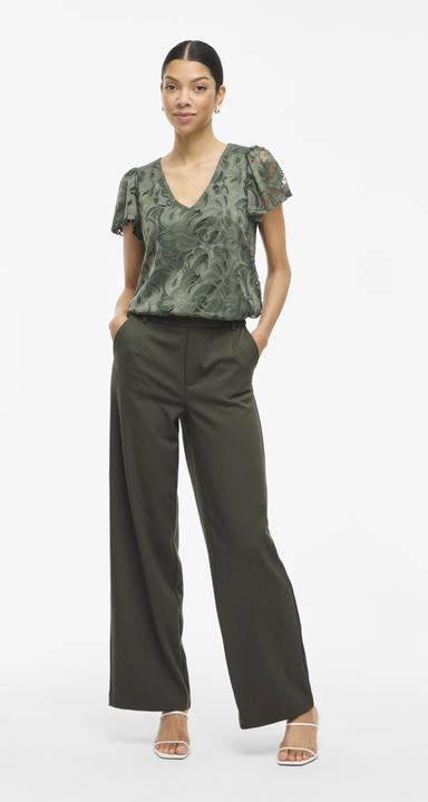 Produktbild Vila VIVARONE High Waist Hose mit weitem Bein (38)