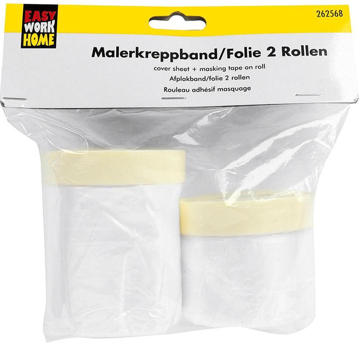 Produktbild Easy Work Malerkreppbandsatz mit Folie (1100 mm)