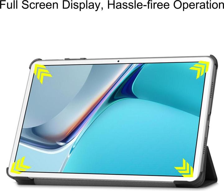 Produktbild König Design Schutz Hülle für Huawei MatePad 11 2021 Smart Cover Case Etui Tasche Neu Schwarz (Huawei MatePad 11 (2021))