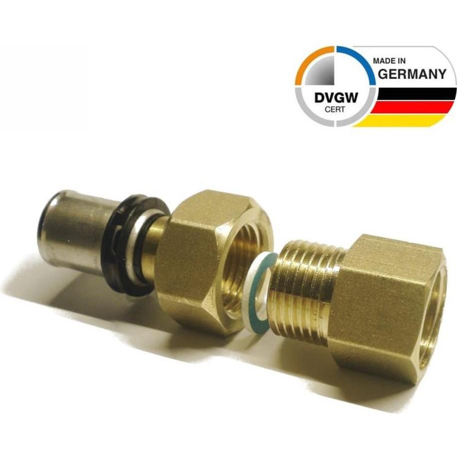 Sanpro, Rohrverbindungstechnik, THPRESS Pressfitting Übergangsverschraubung Innengewinde 20x2 - 1/2" (Rohrverschraubung)