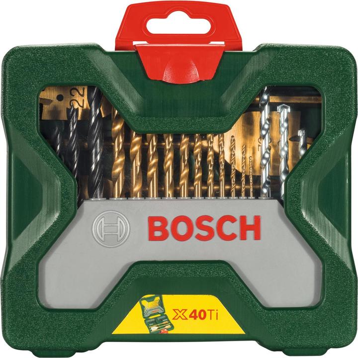 Actual product image Bosch Zubehör X-Line TiN-coated set, 40 pcs. (1.5 mm, 2 mm, 2.5 mm, 3 mm, 3.5 mm, 4 mm, 4.5 mm, 5 mm, 5.5 mm, 6 mm, 6.5 mm, 7 mm, 7.5 mm, 8 mm, 8.5 mm, 9 mm, 9.5 mm, 10 mm, 10.5 mm, 11 mm, 16 mm, 22 mm, 32 mm)