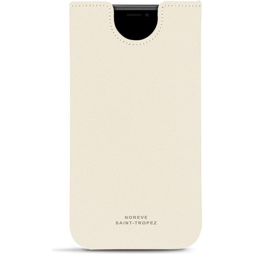 Thumbnail - Noreve Lederschutzhülle (Apple iPhone 11), Smartphone Hülle, Weiss