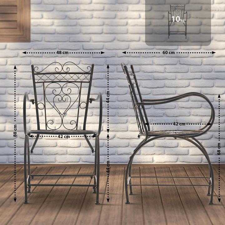 Image du produit CLP Chaise Sheela, bronze