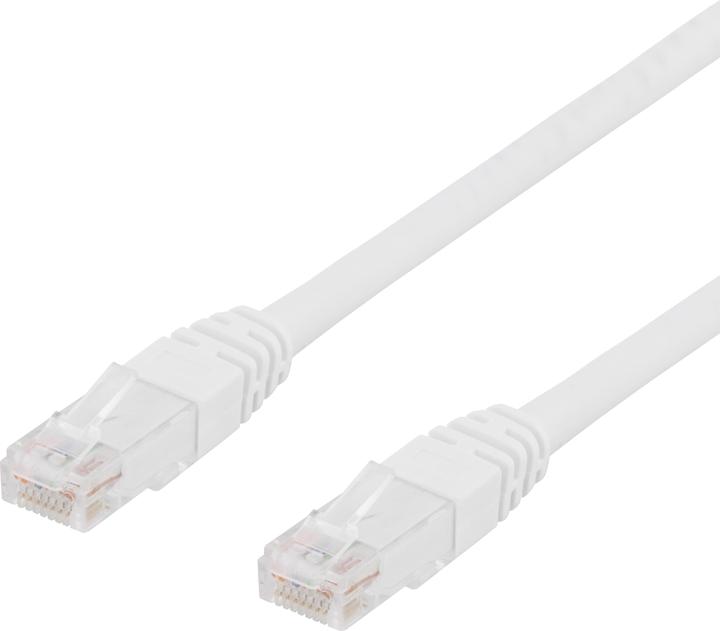 Actual product image Deltaco U/UTP Cat6 patch cable LSZH 2m vit (U/UTP, CAT6, 2 m)