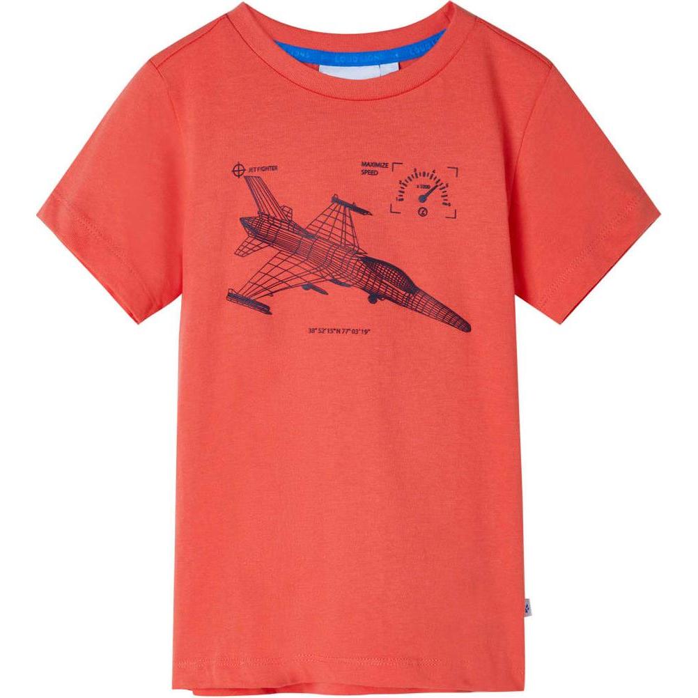 VidaXL, Jungen, Shirt, Jacinta, Rot, (104)