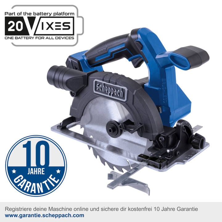 Produktbild Scheppach Akku-Handkreissäge BC-HCS165-X (DIY)