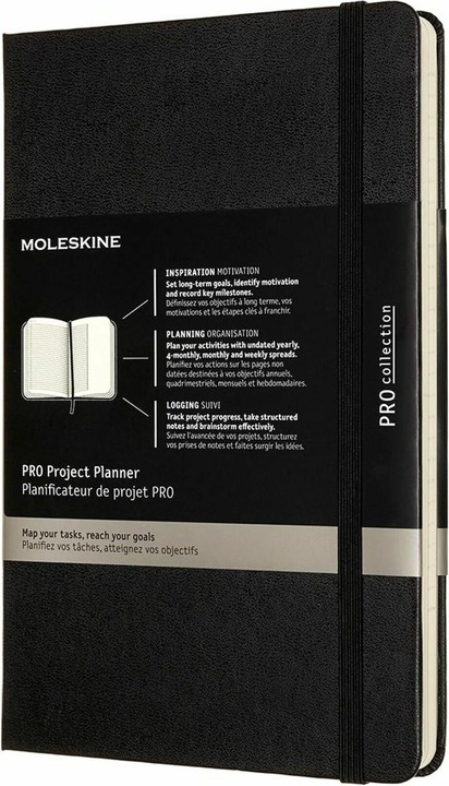 Actual product image Moleskine Per project planner (A5, Lined, Hardcover)