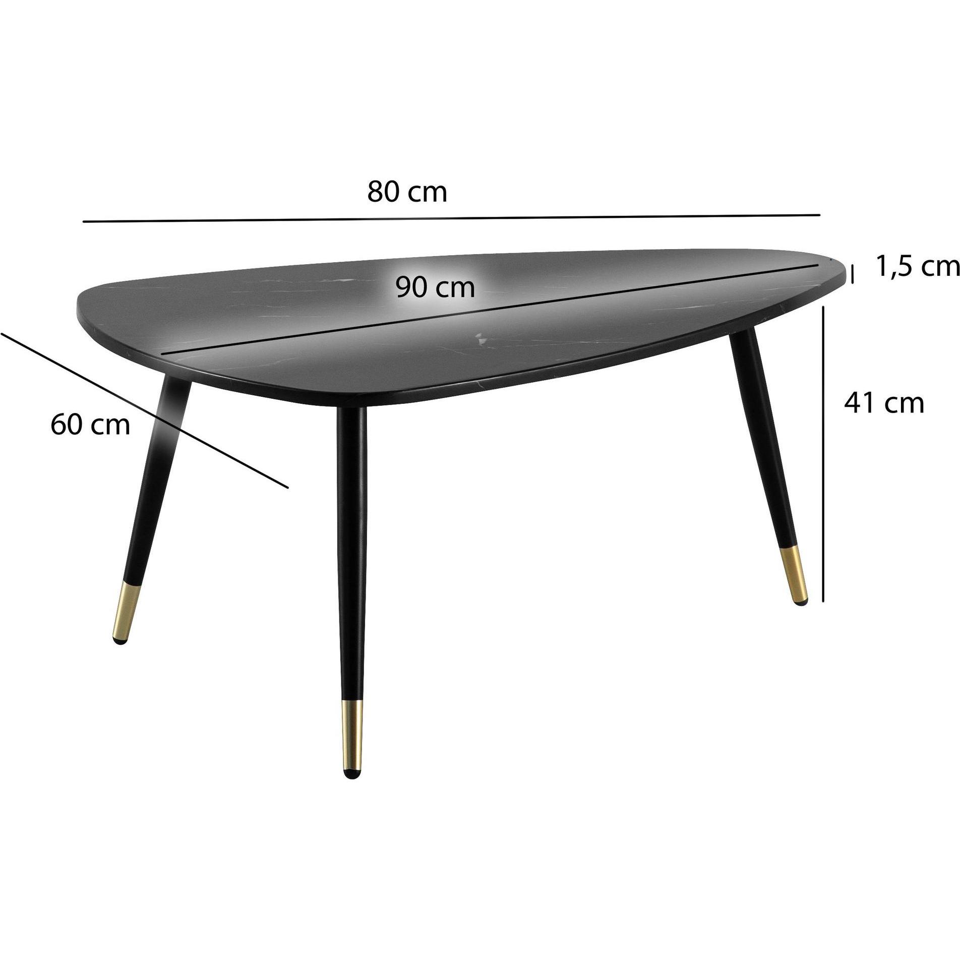 Thumbnail - Wohnling, Couchtisch + Beistelltisch, Bryant (90 x 60 x 41 cm)