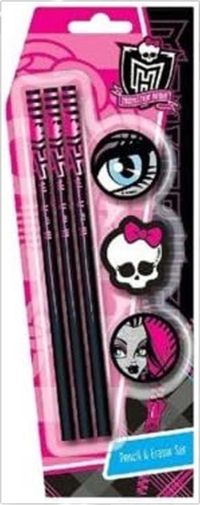 Produktbild Monster High FigurKugelschreiberSet (Pink, Schwarz, 3x)
