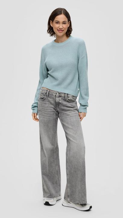 Produktbild s.Oliver Strickpullover Leichter Sommerstrickpullover im Relaxed Fit (M)