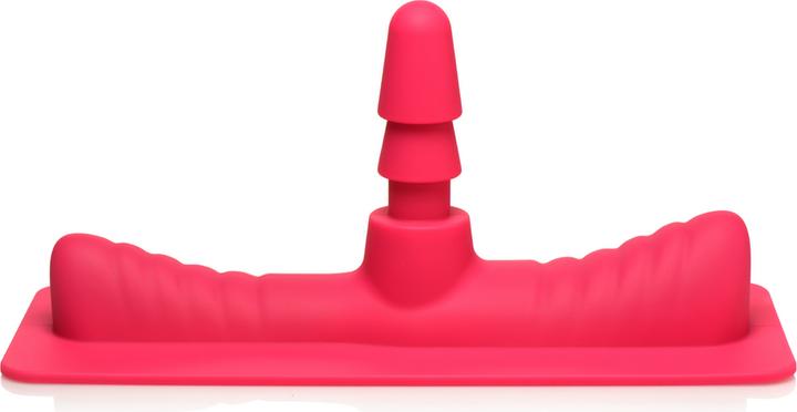 Frisky Saddle Adapter with Dildo - Pink/Flesh