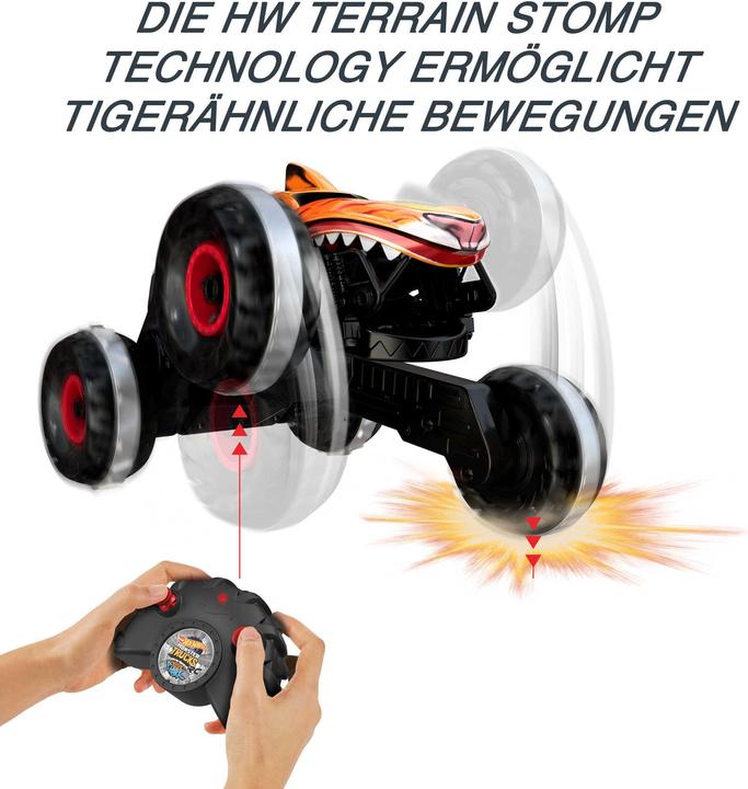 Actual product image Hot Wheels Monster Trucks Tiger Shark