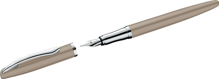 Image du produit Pelikan Set Stylo Plume & Roller Jazz® Noble Elegance, Taupe (beige gris beige, Taupe, 2x)
