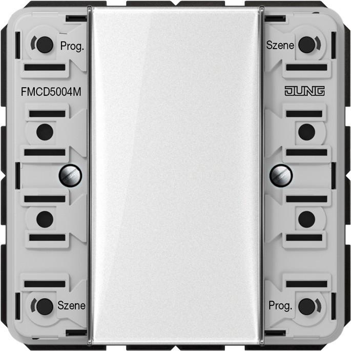 Actual product image JUNG Wall transmitter 100m radio CD 4kan FMCD5004M