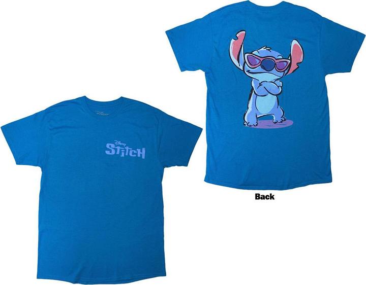Actual product image Disney Stitch Logo Back Print (L)