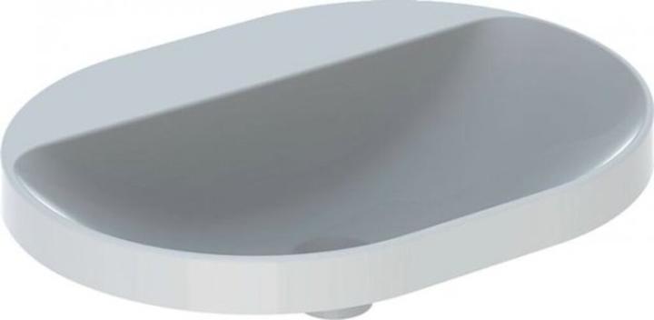Actual product image Geberit Keramag VariForm built-in washbasin elliptical, 600x450mm, with tap hole, without overflow (450 mm, 600 mm)