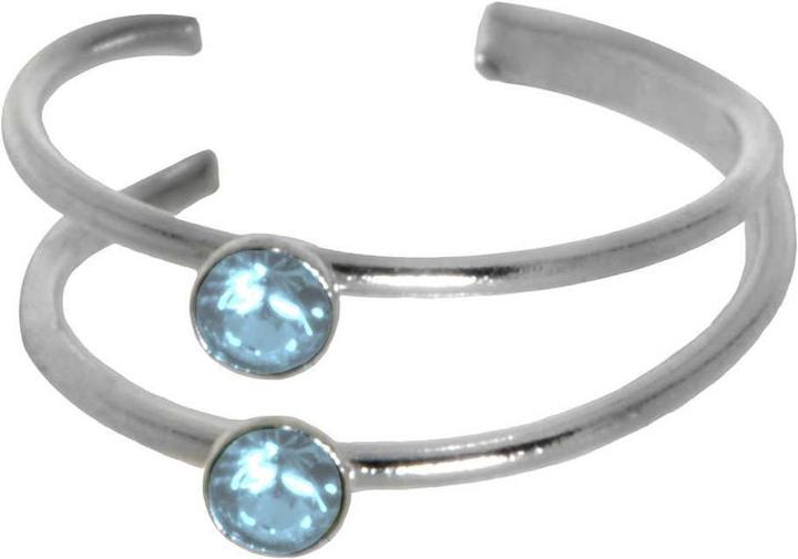 Actual product image Bijouteria Ear clip (Crystal, Silver 925)