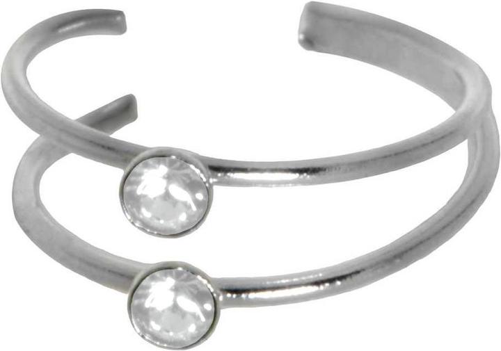 Actual product image Bijouteria Ear clip (Crystal, Silver 925)