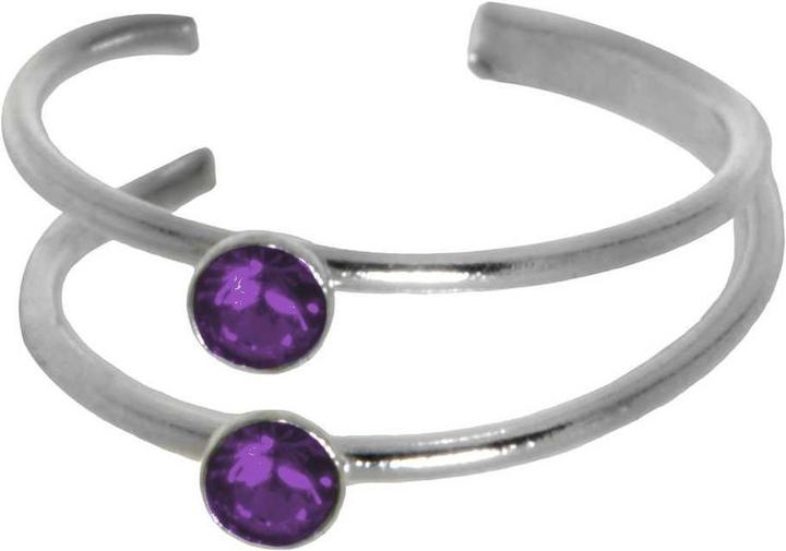 Actual product image Bijouteria Ear clip (Crystal, Silver 925)