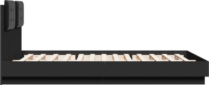Actual product image VidaXL Bed frame with headboard (120 x 200 cm)