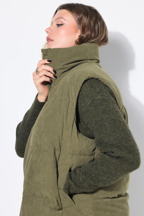 Produktbild Studio Untold Steppweste, oversized, Cord, 2 Taschen (50, 52)