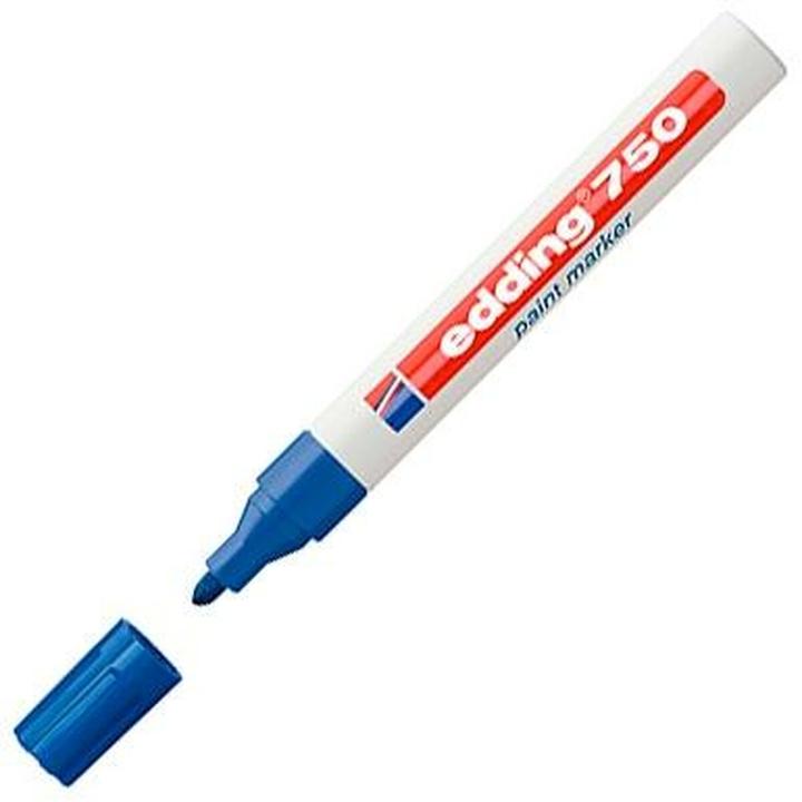 Produktbild Edding Lackmarker 750, 2-4 mm, versch. Farben, versch. VE (Blau, 4 mm, 10 x)