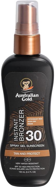 Image du produit Australian Gold Vaporiser le gel avec de la poudre bronzante (Spray solaire, Gel solaire, SPF 30, 237 ml)